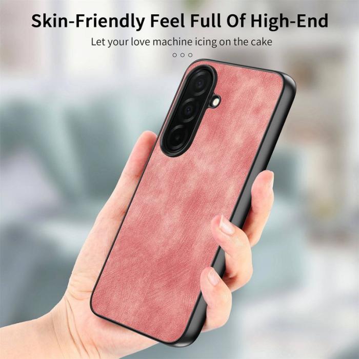 OEM - Mobilskal för Samsung Galaxy S26 Plus Shockproof Slim Konstläder - Rosa