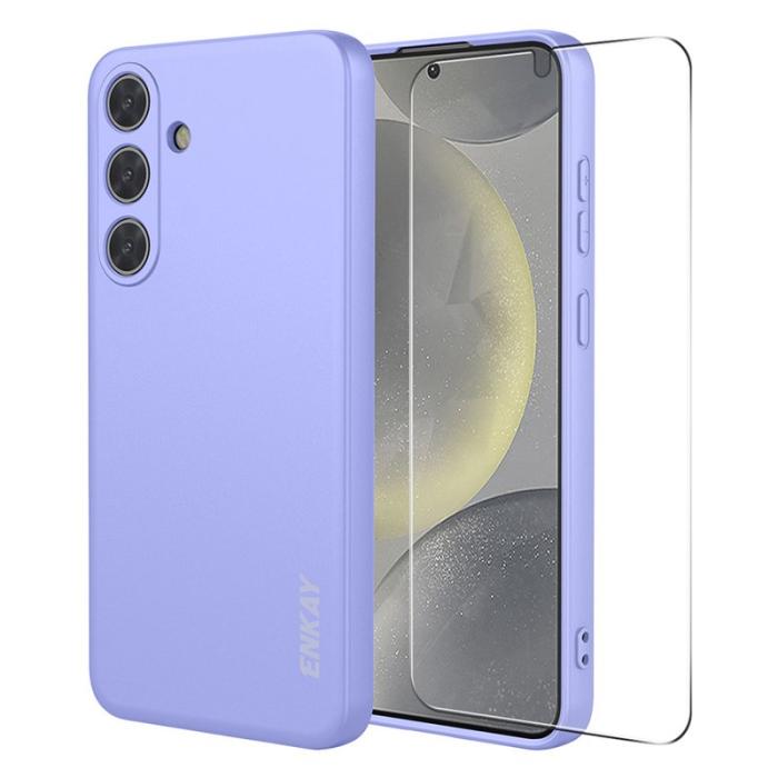 HAT PRINCE - Hat Prince Mobilskal för Samsung Galaxy S26 Plus Silikon med glasfilm - Lila