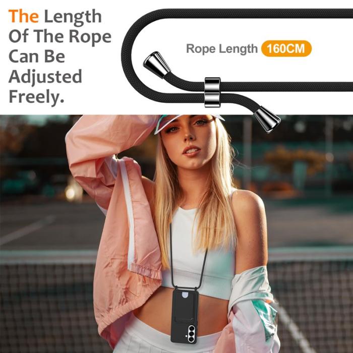 OEM - Mobilskal för Samsung Galaxy S26 Plus Silikon med kortfack - Svart