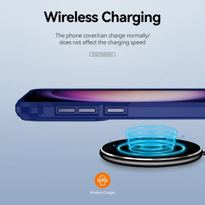 OEM - Mobilskal för Samsung Galaxy S26 Plus Stötbeständig PC + TPU - Blå