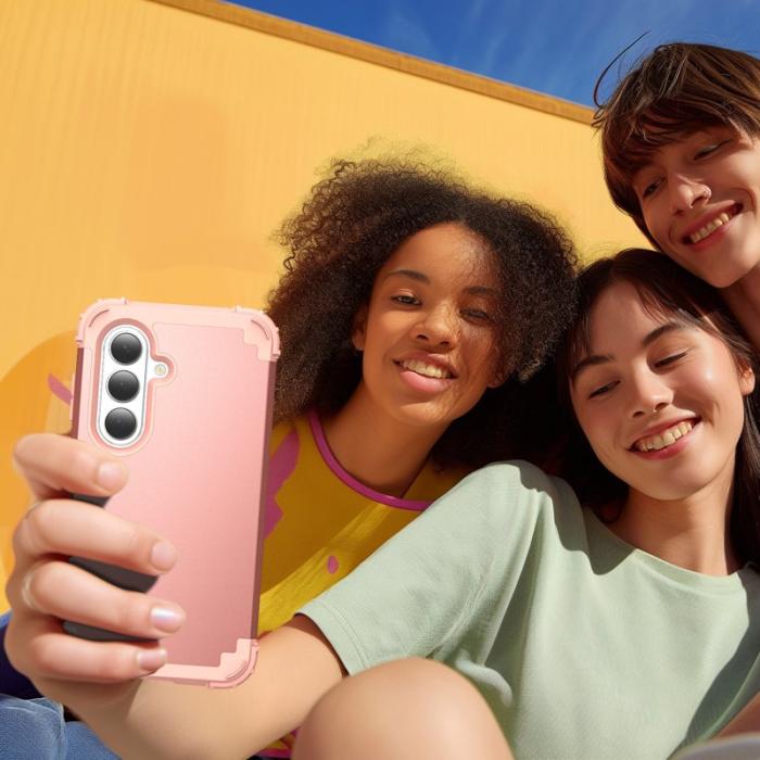 OEM - Mobilskal för Samsung Galaxy S26 Plus Stöttålig PC + TPU - Roséguld