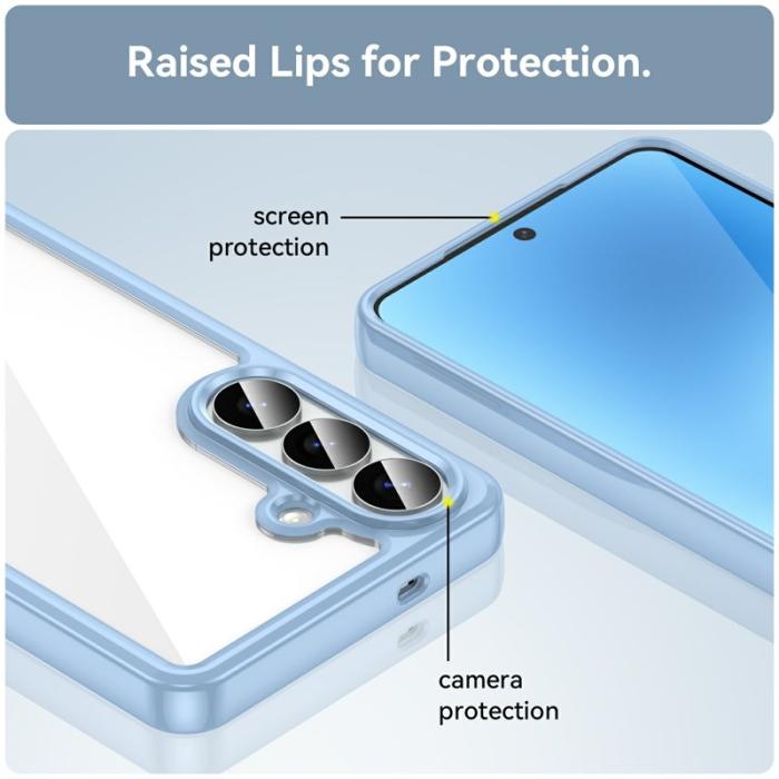 OEM - Mobilskal för Samsung Galaxy S26 Plus TPU + Akryl - Blå