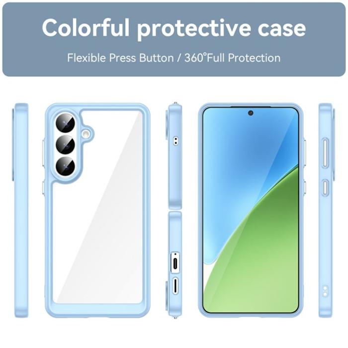 OEM - Mobilskal för Samsung Galaxy S26 Plus TPU + Akryl - Blå