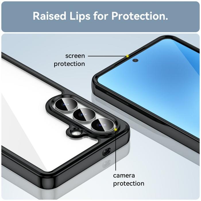 OEM - Mobilskal för Samsung Galaxy S26 Plus TPU + Akryl - Svart