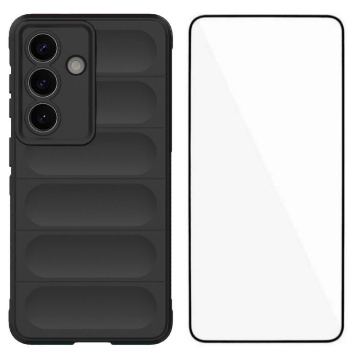 WANLONFENG - WANLONFENG Mobilskal för Samsung Galaxy S26 Plus TPU Anti Slip - Svart