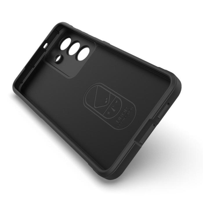 WANLONFENG - WANLONFENG Mobilskal för Samsung Galaxy S26 Plus TPU Anti Slip - Svart