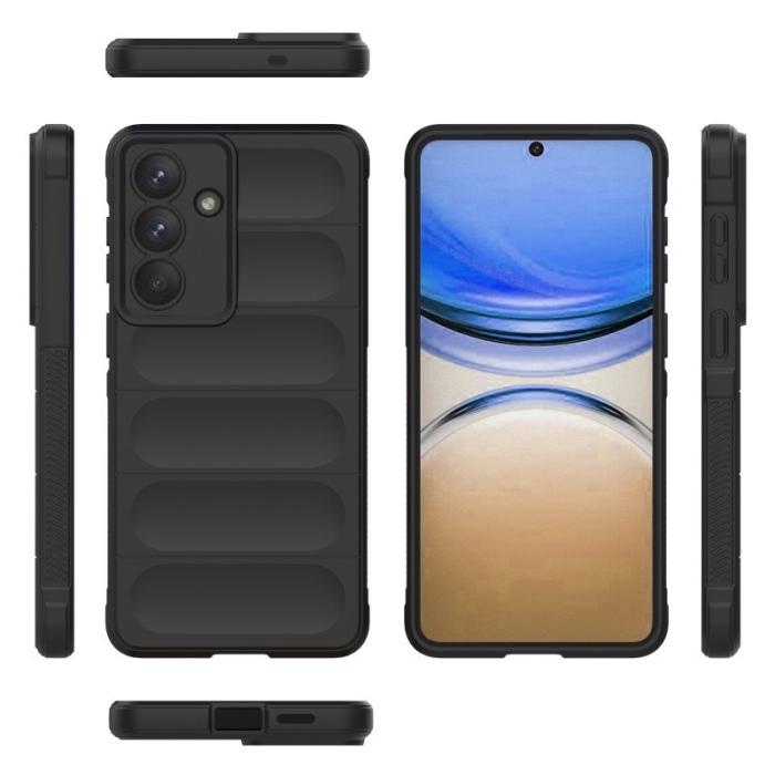 WANLONFENG - WANLONFENG Mobilskal för Samsung Galaxy S26 Plus TPU Anti Slip - Svart