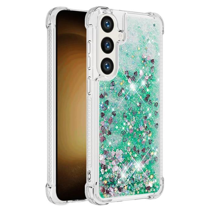 OEM - Mobilskal för Samsung Galaxy S26 Plus TPU Glitter Shockproof - Grön