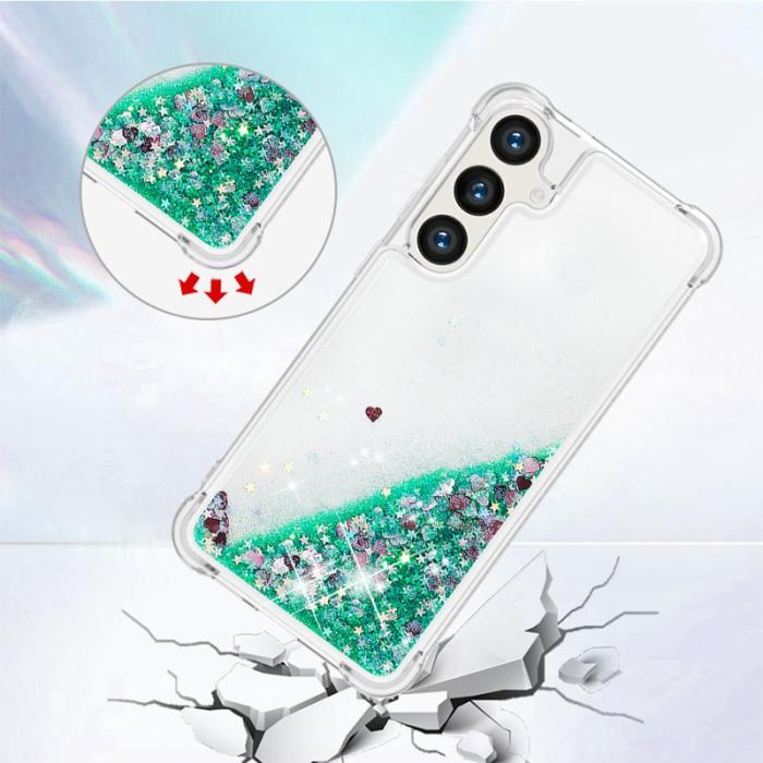 OEM - Mobilskal för Samsung Galaxy S26 Plus TPU Glitter Shockproof - Grön