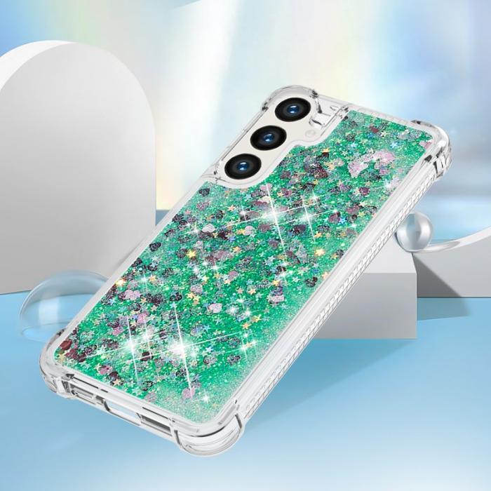 OEM - Mobilskal för Samsung Galaxy S26 Plus TPU Glitter Shockproof - Grön