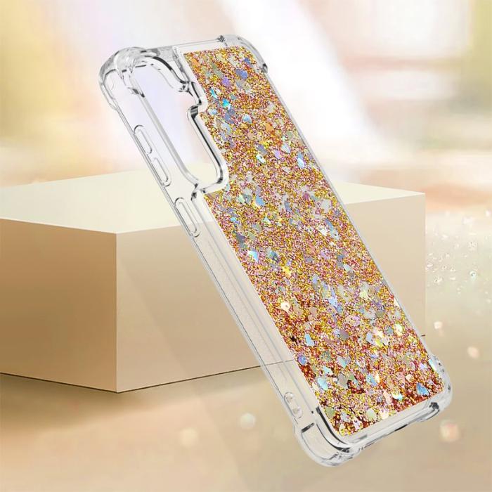 OEM - Mobilskal för Samsung Galaxy S26 Plus TPU Glitter Shockproof - Guld