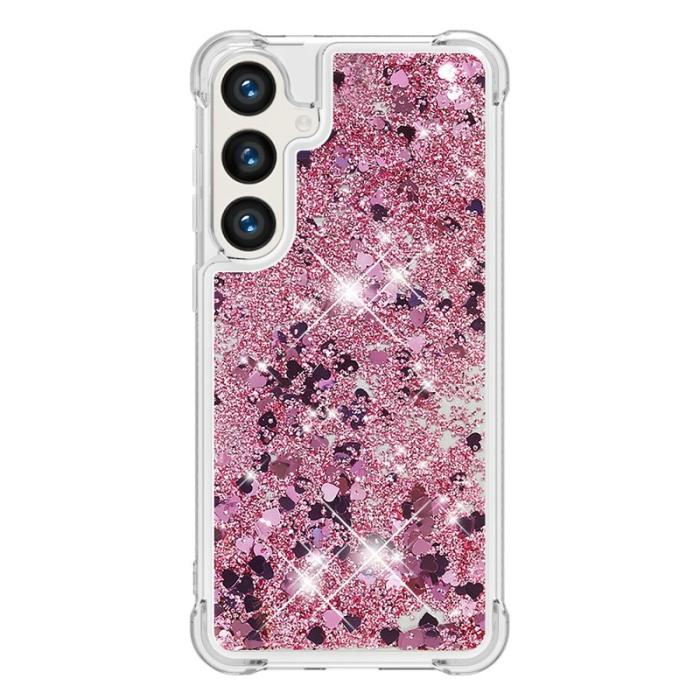 OEM - Mobilskal för Samsung Galaxy S26 Plus TPU Glitter Shockproof - Roséguld