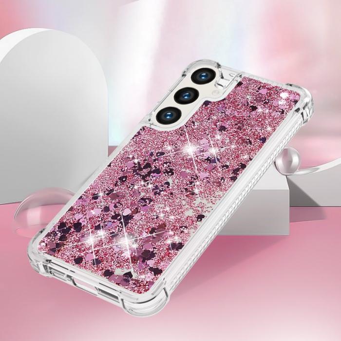 OEM - Mobilskal för Samsung Galaxy S26 Plus TPU Glitter Shockproof - Roséguld