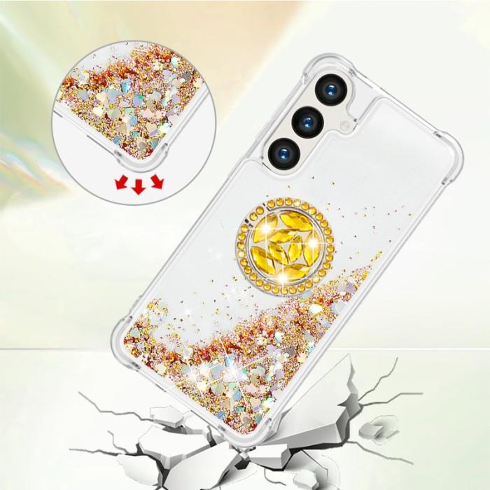 OEM - Mobilskal för Samsung Galaxy S26 Plus TPU Kickstand - Guld