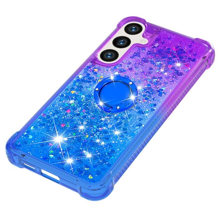 OEM - Mobilskal för Samsung Galaxy S26 Plus TPU Kickstand - Lila + Blå