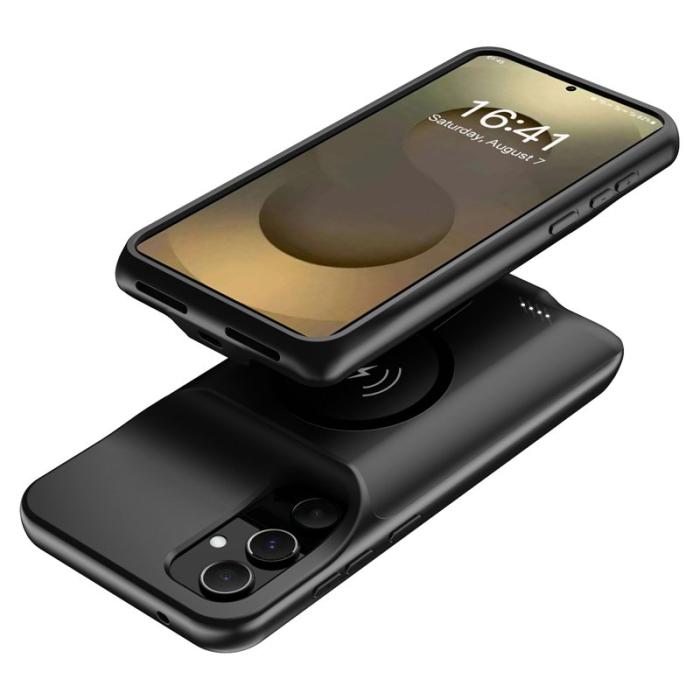 OEM - Mobilskal för Samsung Galaxy S26 Plus TPU Magnetiskt 6000mAh - Svart