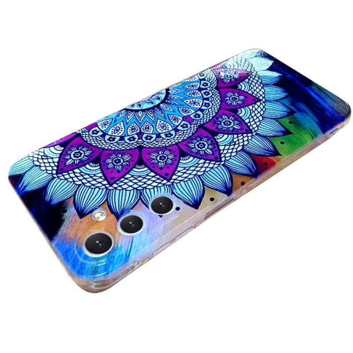 OEM - Mobilskal för Samsung Galaxy S26 Plus TPU - Mandala Blomma - Grå