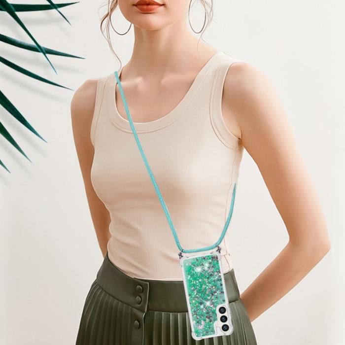 OEM - Mobilskal för Samsung Galaxy S26 Plus TPU med rem - Grön