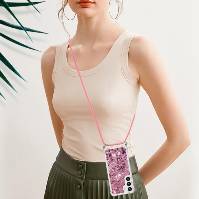 OEM - Mobilskal för Samsung Galaxy S26 Plus TPU med snodd - Roséguld