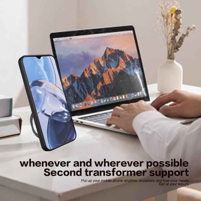 OEM - Mobilskal för Samsung Galaxy S26 Plus TPU + PC med Kickstand - Blå