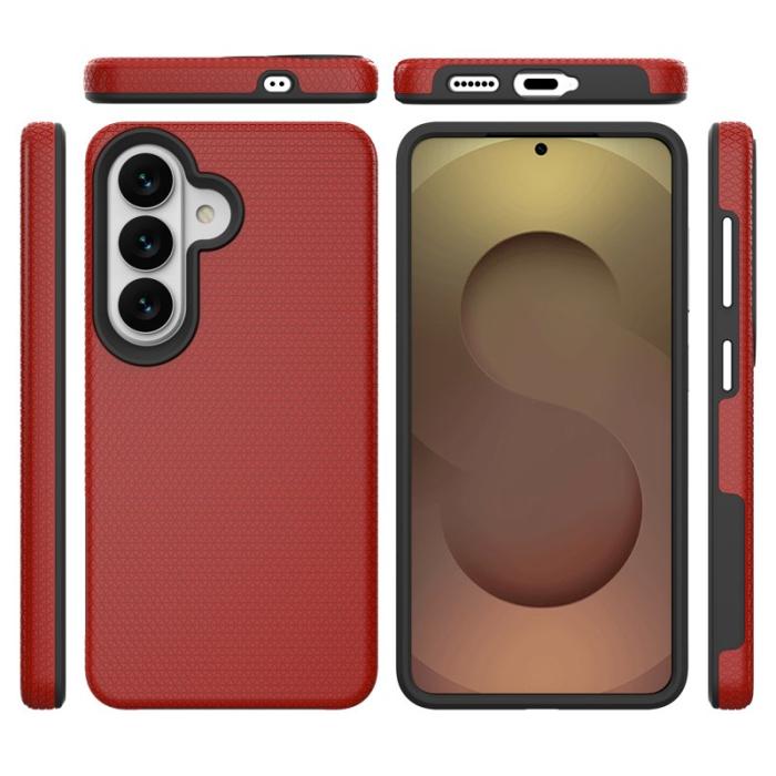 OEM - Mobilskal för Samsung Galaxy S26 Plus TPU + PC Stötabsorberande - Röd