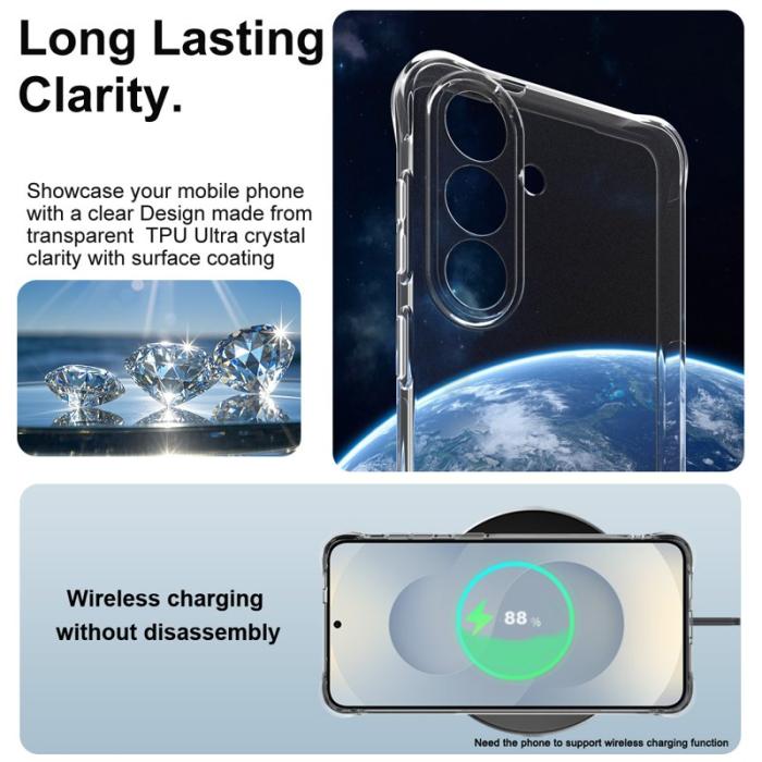 Imak - Imak Mobilskal för Samsung Galaxy S26 Plus TPU Shockproof - Transparent