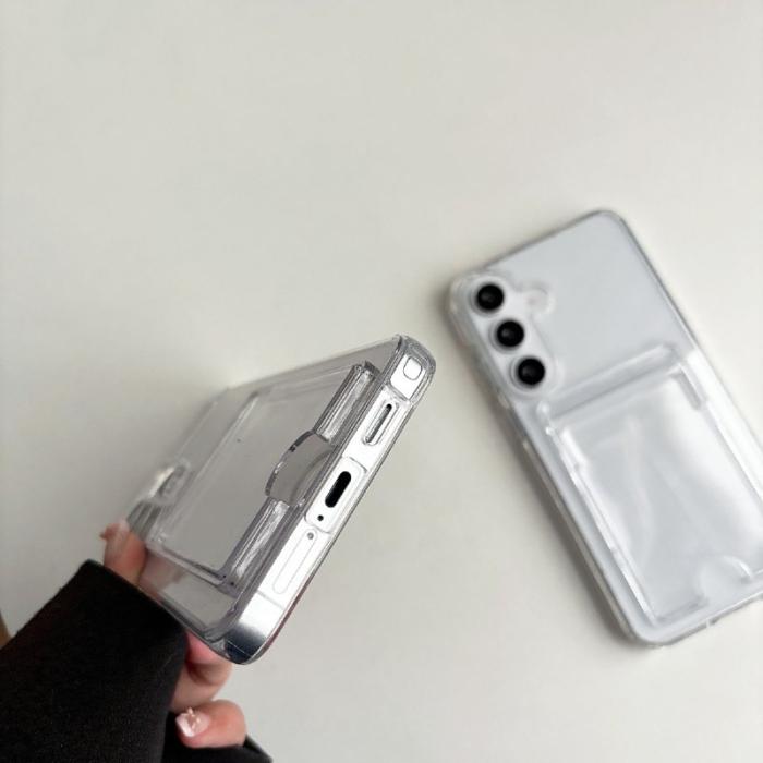 OEM - Mobilskal för Samsung Galaxy S26 Plus Transparent PC + TPU - Grå