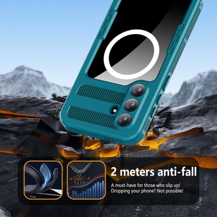 RedPepper - Redpepper Mobilskal för Samsung Galaxy S26 Plus Vattentålig Magnetisk - Blå