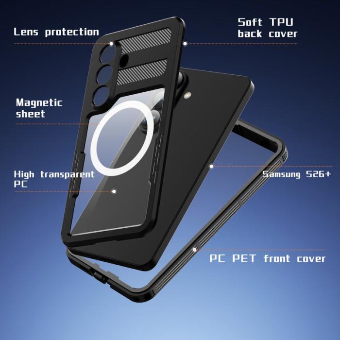 RedPepper - Redpepper Mobilskal för Samsung Galaxy S26 Plus Vattentålig Magnetisk - Svart