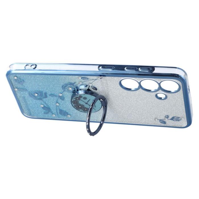 KADEM - KADEM Mobilskal för Samsung Galaxy S26 Ring Kickstand TPU - Blå