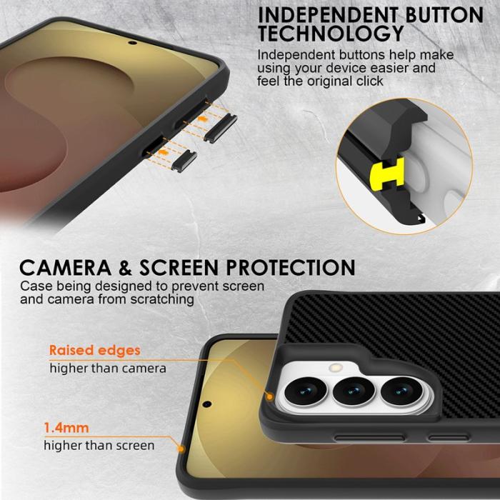 OEM - Mobilskal för Samsung Galaxy S26 Shockproof TPU + PC - Svart