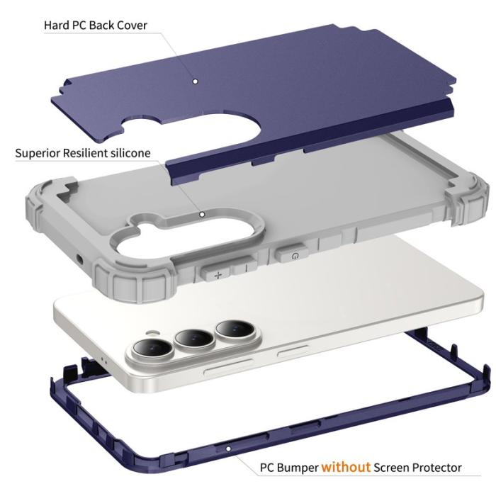 OEM - Mobilskal för Samsung Galaxy S26 Stöttålig PC + TPU - Marinblå