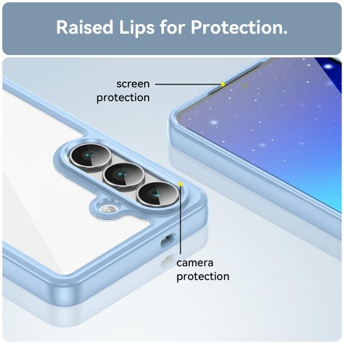 OEM - Mobilskal för Samsung Galaxy S26 TPU + Akrylskydd - Blå