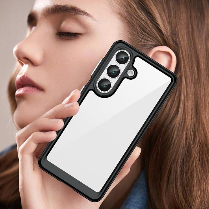 OEM - Mobilskal för Samsung Galaxy S26 TPU + Akrylskydd - Svart