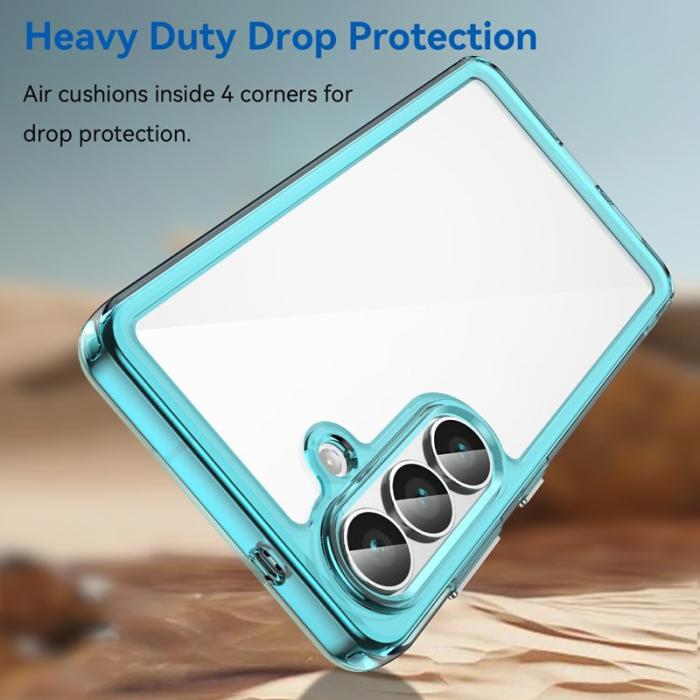 OEM - Mobilskal för Samsung Galaxy S26 TPU + Akrylskydd - Transparent Blå