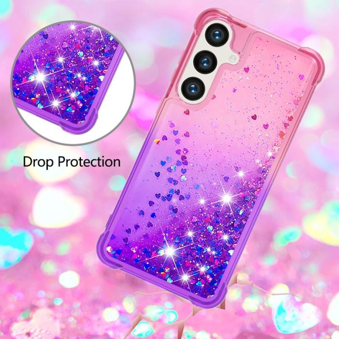 OEM - Mobilskal för Samsung Galaxy S26 TPU Gradient Quicksand - Lila-Rosa