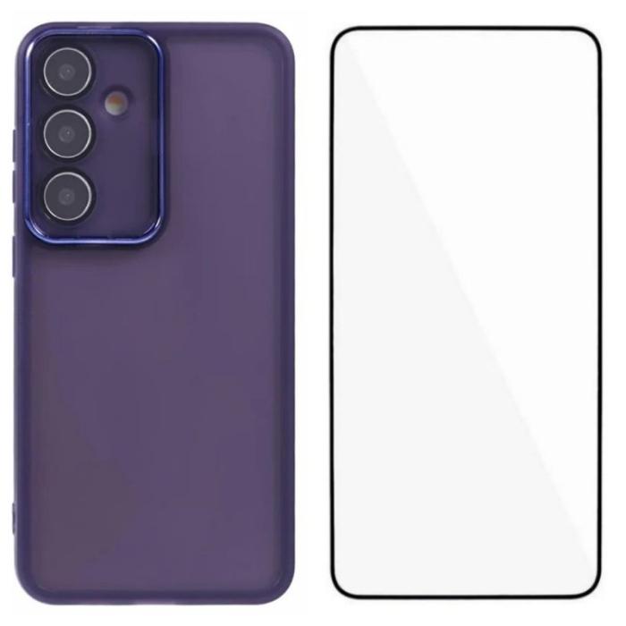WANLONFENG - WANLONFENG Mobilskal för Samsung Galaxy S26 TPU - Lila