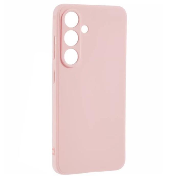 WANLONFENG - WANLONFENG Mobilskal för Samsung Galaxy S26 TPU med 2Pcs Härdat Glas - Rosa