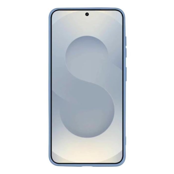 WANLONFENG - WANLONFENG Mobilskal för Samsung Galaxy S26 TPU med härdat glas - Lavendelgrå