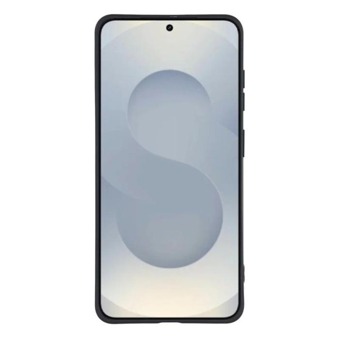 WANLONFENG - WANLONFENG Mobilskal för Samsung Galaxy S26 TPU med härdat glas - Svart