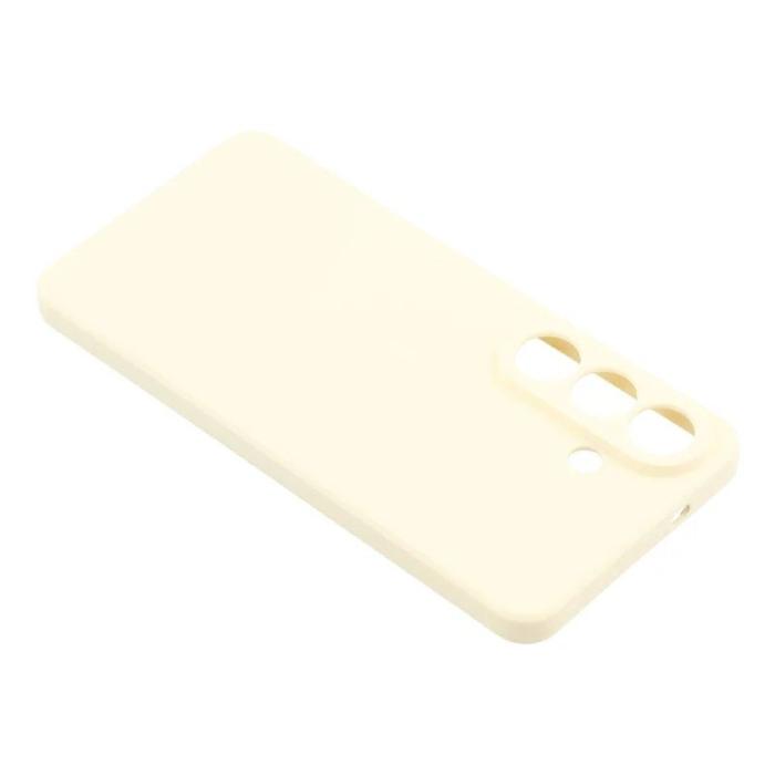 WANLONFENG - WANLONFENG Mobilskal för Samsung Galaxy S26 TPU med härdat glas - Vit