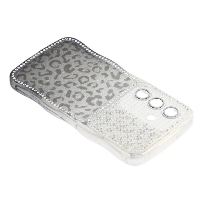 OEM - Mobilskal för Samsung Galaxy S26 TPU med rhinestones - Gradient Svart