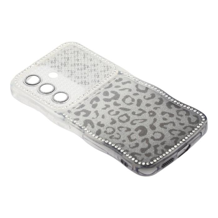 OEM - Mobilskal för Samsung Galaxy S26 TPU med rhinestones - Gradient Svart