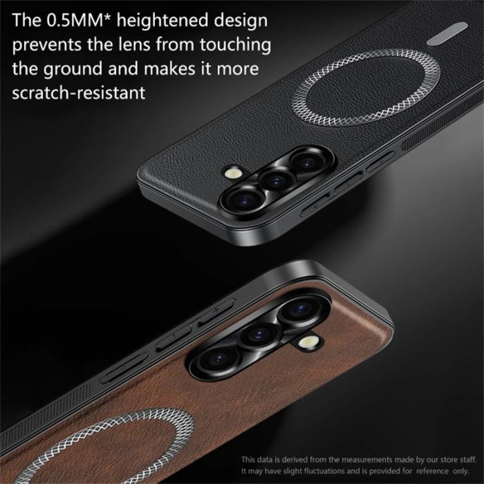 OEM - Mobilskal för Samsung Galaxy S26 TPU + PC med metallram - Vinröd