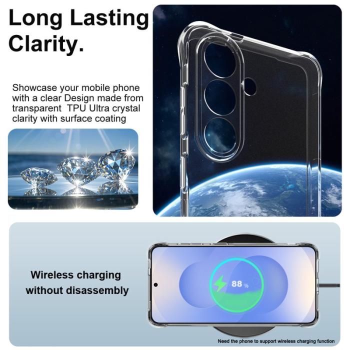 Imak - Imak Mobilskal för Samsung Galaxy S26 TPU Shockproof - Transparent