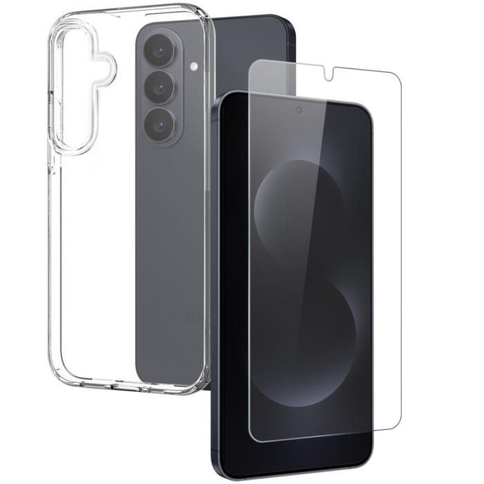 NORTHJO - NORTHJO Mobilskal för Samsung Galaxy S26 TPU Transparent + Härdat glas