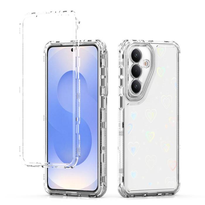 OEM - Mobilskal för Samsung Galaxy S26 Transparent TPU - Hjärtan