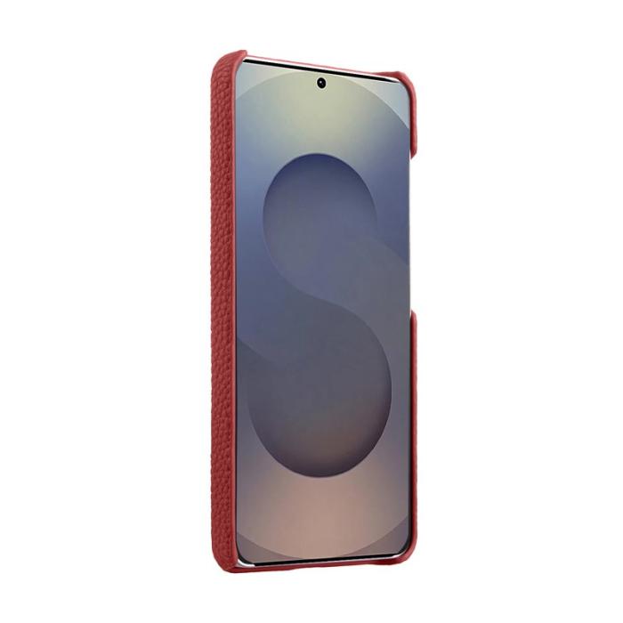 Melkco - MELKCO Mobilskal för Samsung Galaxy S26 Ultra Äkta läder PC Magnetiskt - Röd