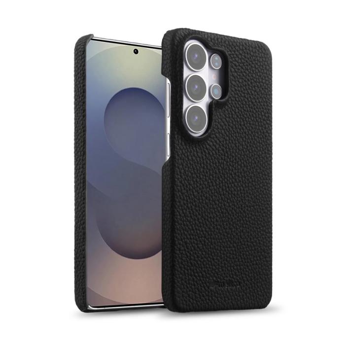 Melkco - MELKCO Mobilskal för Samsung Galaxy S26 Ultra Äkta läder PC Magnetiskt - Svart