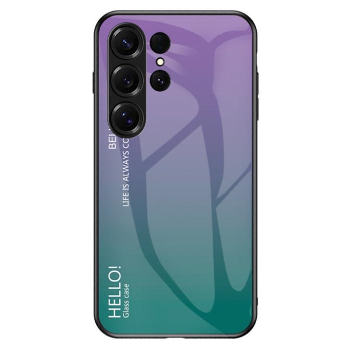 OEM - Mobilskal för Samsung Galaxy S26 Ultra Anti-Scratch PC + TPU - Gradient Lila